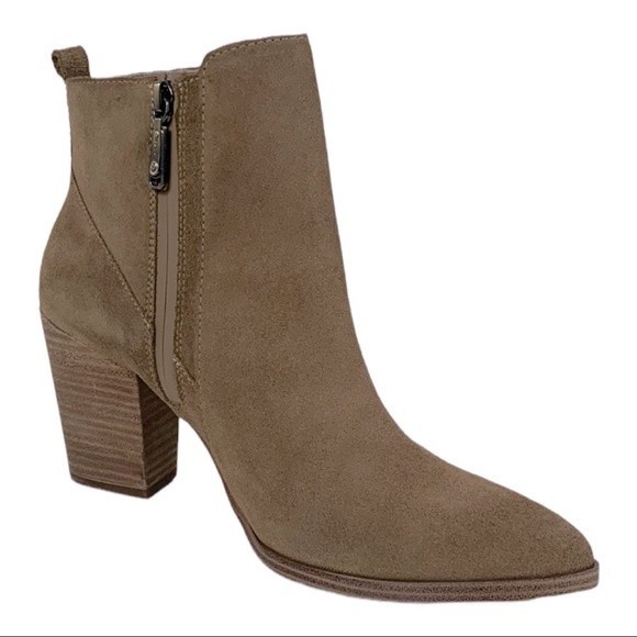 suede blondo rachel waterproof bootie